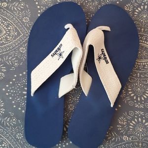 Womens Dallas Cowboy Flip flops